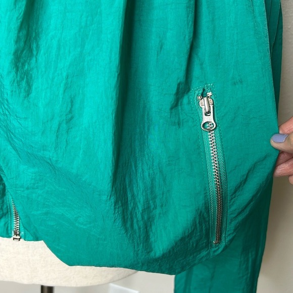 Free People Balloon Bomber Jacket M Y2K Bubble Hem Slouchy Whimsy grunge Fairy - Picture 9 of 16